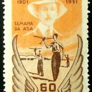 Selo postal comemorativo do Brasil de 1951 - C 270 M