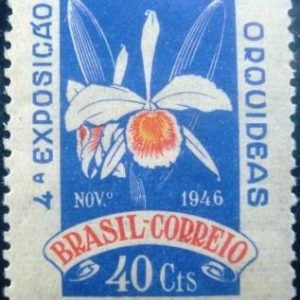 Selo postal Comemorativo emitido no Brasil em 1946 - C 224 M