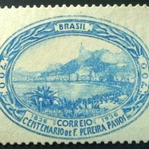 Selo postal comemorativo do Brasil de 1937 - C 113 N