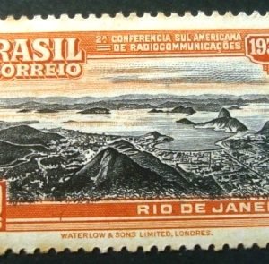 Selo postal comemorativo do Brasil de 1937 - C 116 N