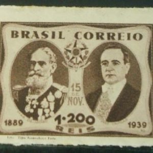 Selo comemorativo do Brasil de 1939 - C 145 N