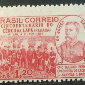 Selo postal de 1944 Cerco da Lapa