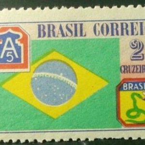 Selo postal Comemorativo do Brasil de 1945 - C 209 N