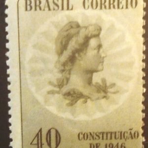 Selo postal Comemorativo do Brasil de 1946 - C 223 M