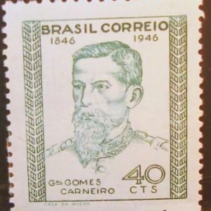 Selo postal Comemorativo do Brasil de 1946 - C 225 M