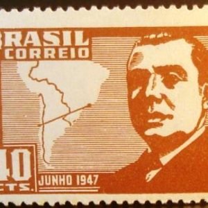 Selo postal comemorativo do Brasil de 1947 - C 228