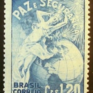 Selo postal comemorativo do Brasil de 1947 - C 229 M