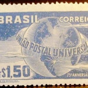 Selo postal comemorativo do Brasil de 1949 - C 248 N