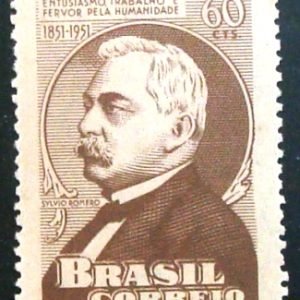 Selo postal de 1951 Silvio Romero