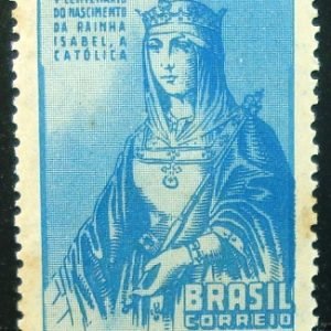 Selo postal comemorativo do Brasil de 1952 - C 274 M