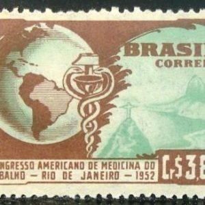 Selo postal comemorativo do Brasil de 1951 - C 285 M