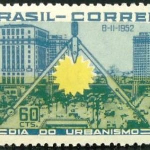 Selo postal comemorativo do Brasil de 1951 - C 287 M