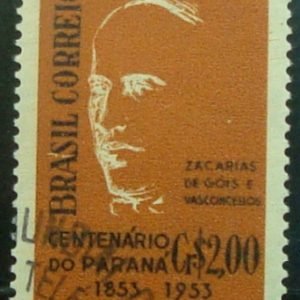 Selo postal Comemorativo do Brasil de 1954 - C 325