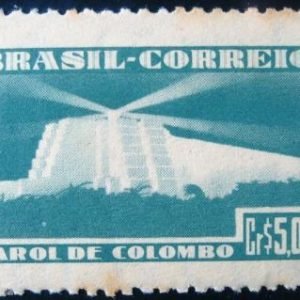 Selo postal Comemorativo do Brasil de 1946 - C 222 N