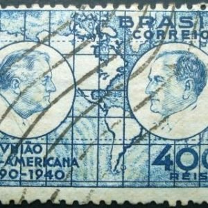 Selo comemorativo do Brasil de 1940 - C 150 U