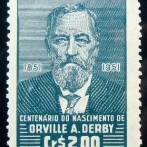 Selo postal de 1951 Orville A. Derby