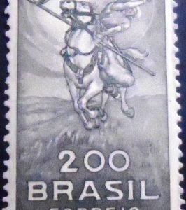 Selo postal comemorativo do Brasil de 1935 C 91