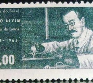 Selo postal do Brasil de 1963 Álvaro Alvim - C 504 N