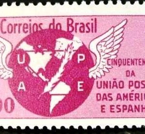 Selo postal do Brasil de 1962 UPAE