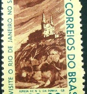 Selo postal do Brasil de 1964 Igreja Nossa Senhora Penha - C 516 N