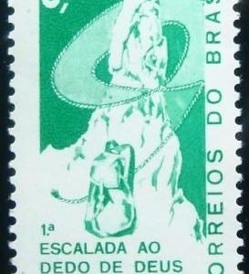 Selo postal de 1962 Dedo de Deus