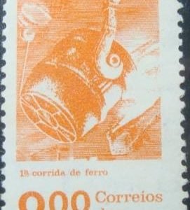 Selo postal do Brasil de 1962 Usiminas