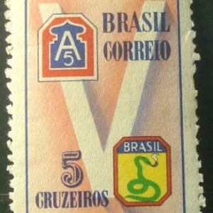 Selo postal Comemorativo do Brasil de 1945 - C 210 N