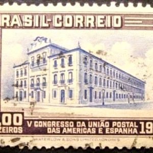 Selo postal do Brasil de 1946 Congresso UPAE 10 - C 221 U