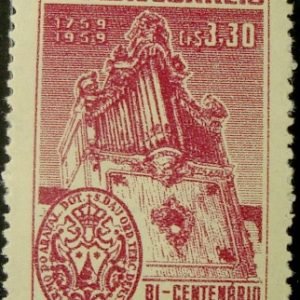 Selo postal Comemorativo do Brasil de 1959 - C 435 M