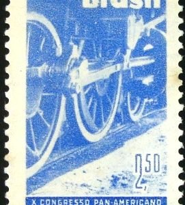 Selo postal Comemorativo do Brasil de 1960 - C 452 M