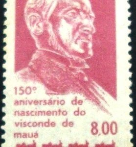 Selo postal do Brasil de 1963 Visconde de Mauá - C 505 N