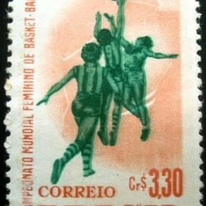 Selo postal Comemorativo do Brasil de 1957 - C 393 M