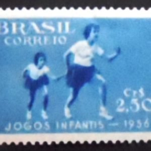 Selo postal comemorativo do Brasil de 1956 - C 376 M