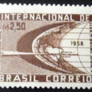 Selo postal do Brasil de 1958 Conferência de Investimentos