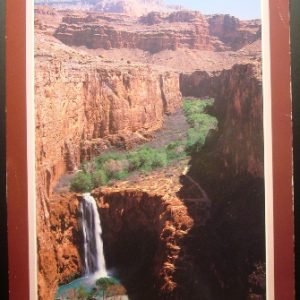 Cartão postal dos Estados Unidos de 1991 Mooney Falls