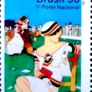 Selo postal do Brasil de 1996 J. Carlos