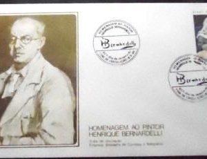 FDC oficial nº 393 de 1986 Henrique Bernardelli