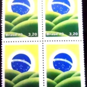 Quadra de selos do Brasil de 1979 Semana da Pátria