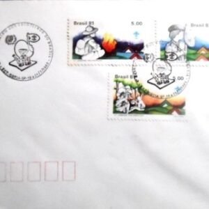 Envelope Comemorativo de 1985 União dos Escoteiros do Brasil EC SET