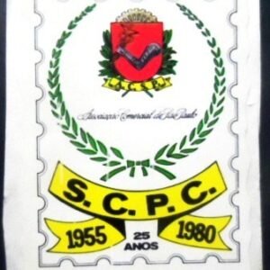 Selo Cinderela do Brasil de 1980 25 Anos SCPC