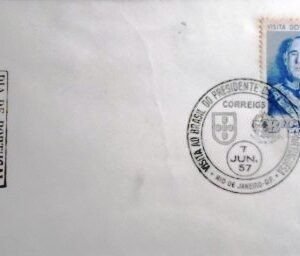 Envelope Comemorativo de 1957 Dia de Portugal EC