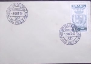 Envelope Comemorativo de 1966 Exposição Nacional do Fumo