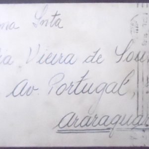 Envelope circulado em 1936 entre São Paulo x Araraquara