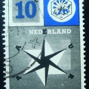 Selo postal da Holanda de 1957 Star