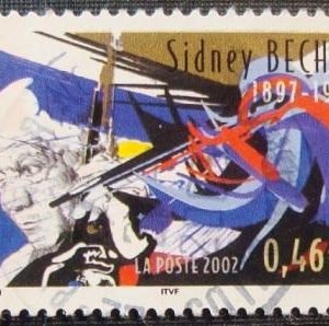 Selo postal da França de 2002 Sidney Bechet