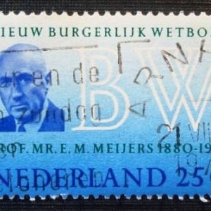 Selo postal da Holanda de 1970 Eduard Maurits Meijers