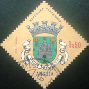 Selo postal de Angola de 1963 Malanje