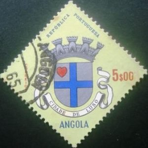 Selo postal de Angola de 1963 Luso