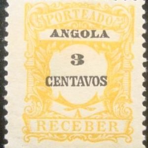 Selo postal da Angola emitido em 1921 - AO 24