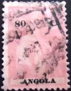 Selo postal de Angola de 1923 Ceres 80